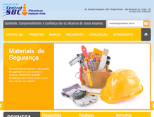 Tablet Screenshot of centralsbc.com.br